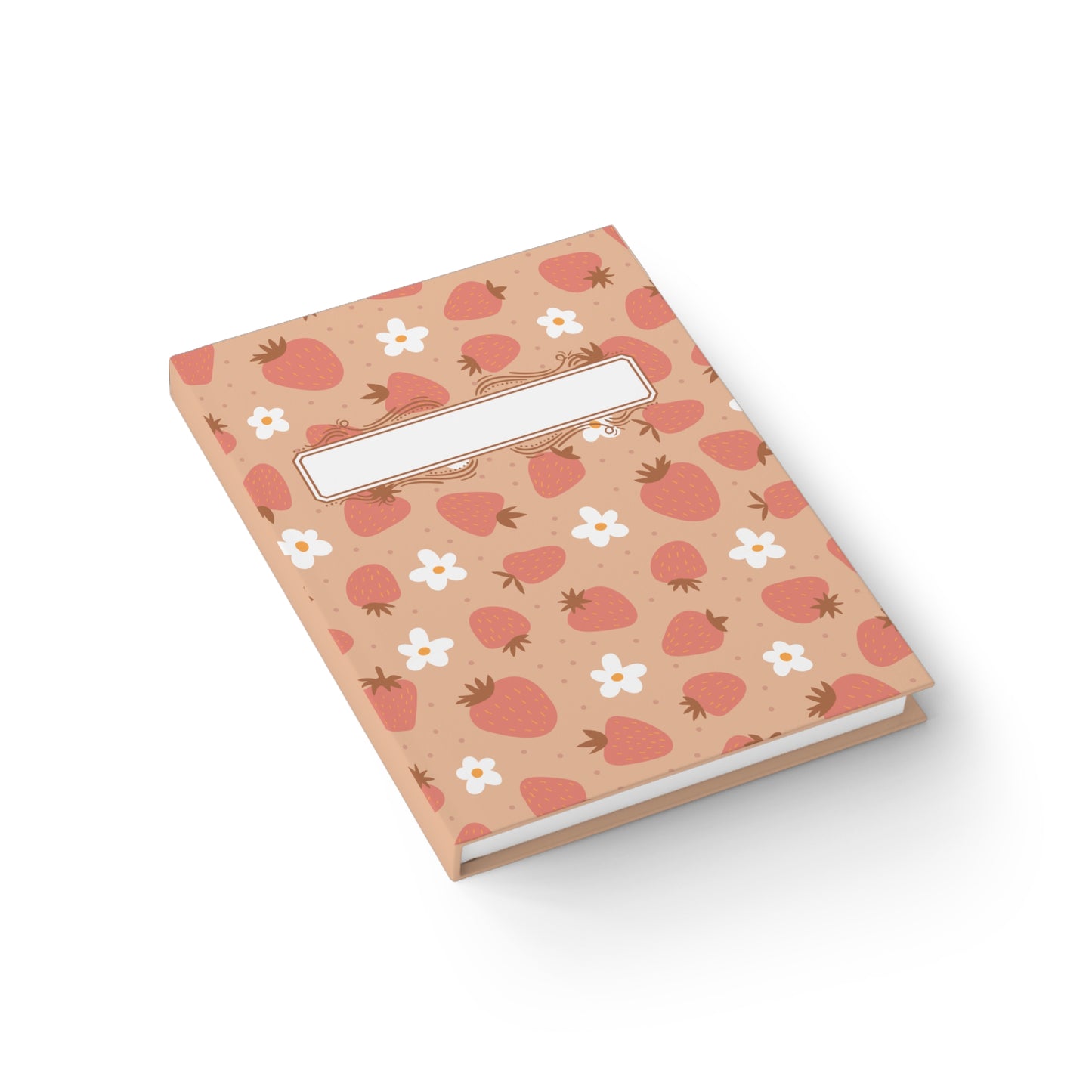 Strawberry Dream Journal: Aesthetic Journal for Daily Reflection & Self-Growth - Ruled Line Hardcover