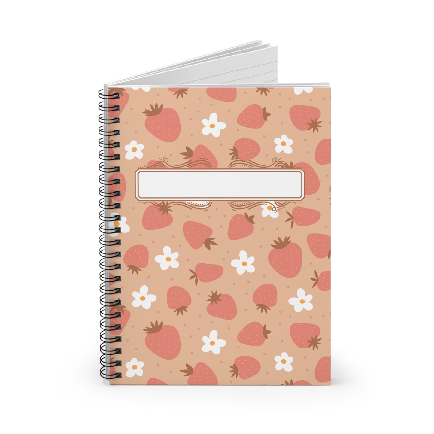 Strawberry Dream Journal: Aesthetic Journal for Daily Reflection & Self-Growth - Ruled Line