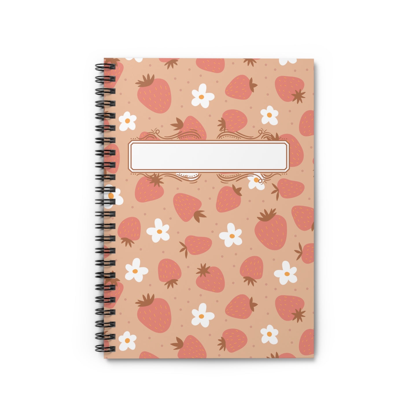 Strawberry Dream Journal: Aesthetic Journal for Daily Reflection & Self-Growth - Ruled Line