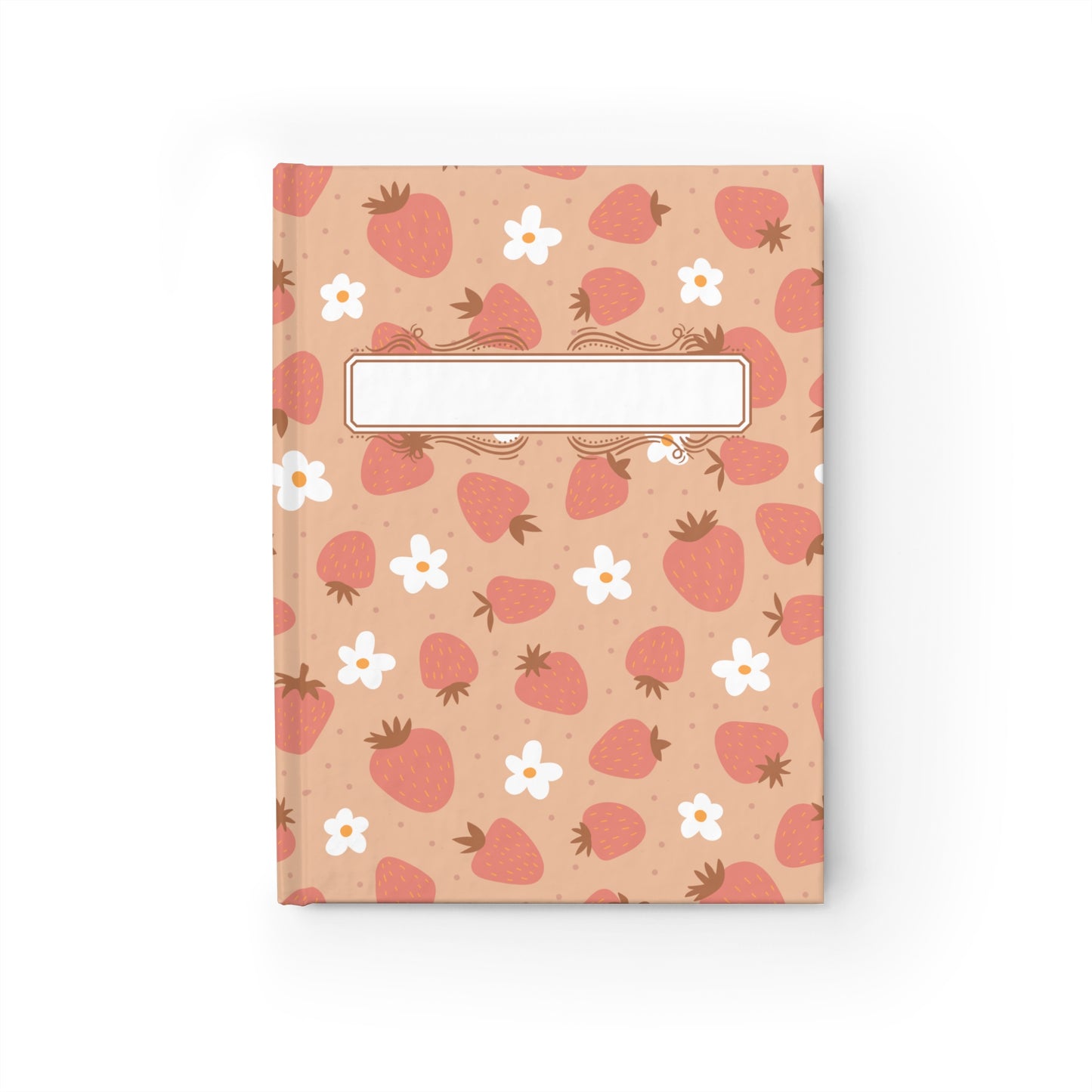 Strawberry Dream Journal: Aesthetic Journal for Daily Reflection & Self-Growth - Ruled Line Hardcover