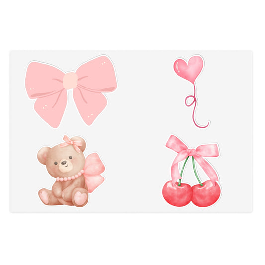 Pink Coquette Sticker Sheet