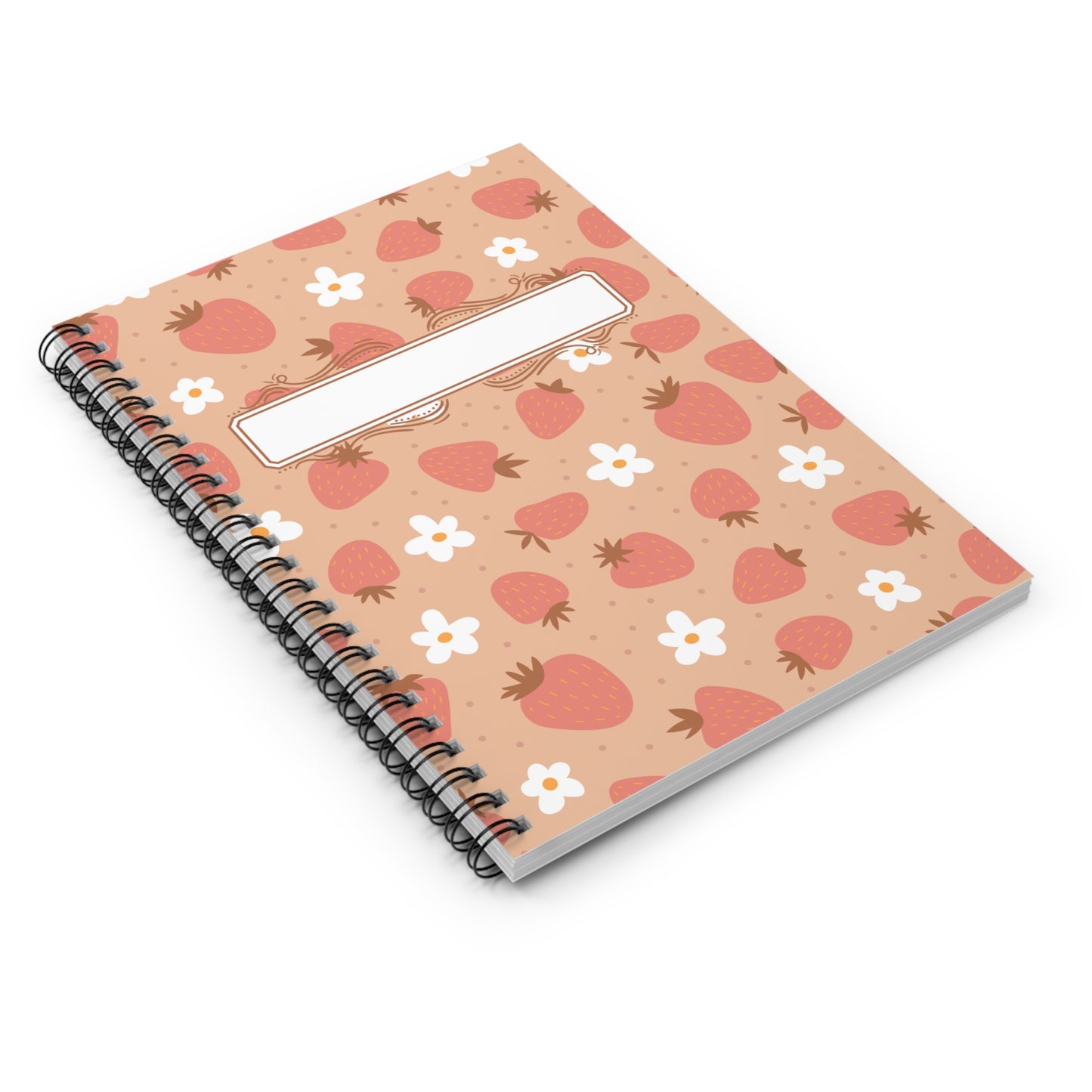 Strawberry Dream Journal: Aesthetic Journal for Daily Reflection & Self-Growth - Ruled Line