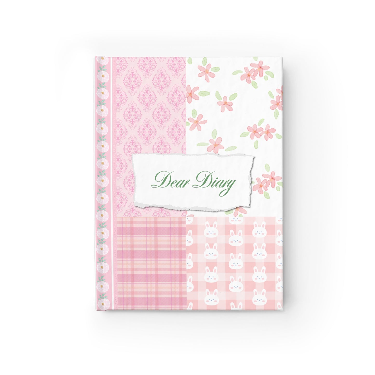 HARDCOVER Dear Diary Pink Coquette Scrapbook-Inspired Journal Design: The Perfect Journal for Romanticizing Life, Visualizing Your Highest Self, and Recording Your Daily Adventures!