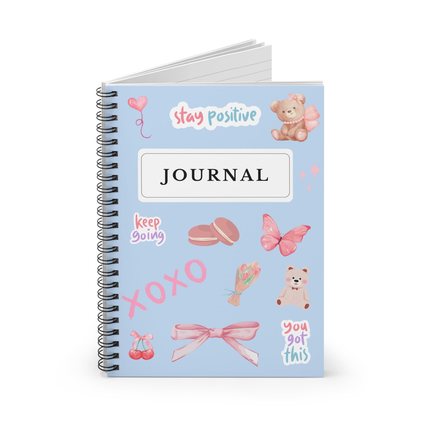 Coquette Stickers Without Stickers Cute Journal Design for Reflection, Goal Setting, Gratitude, and More!