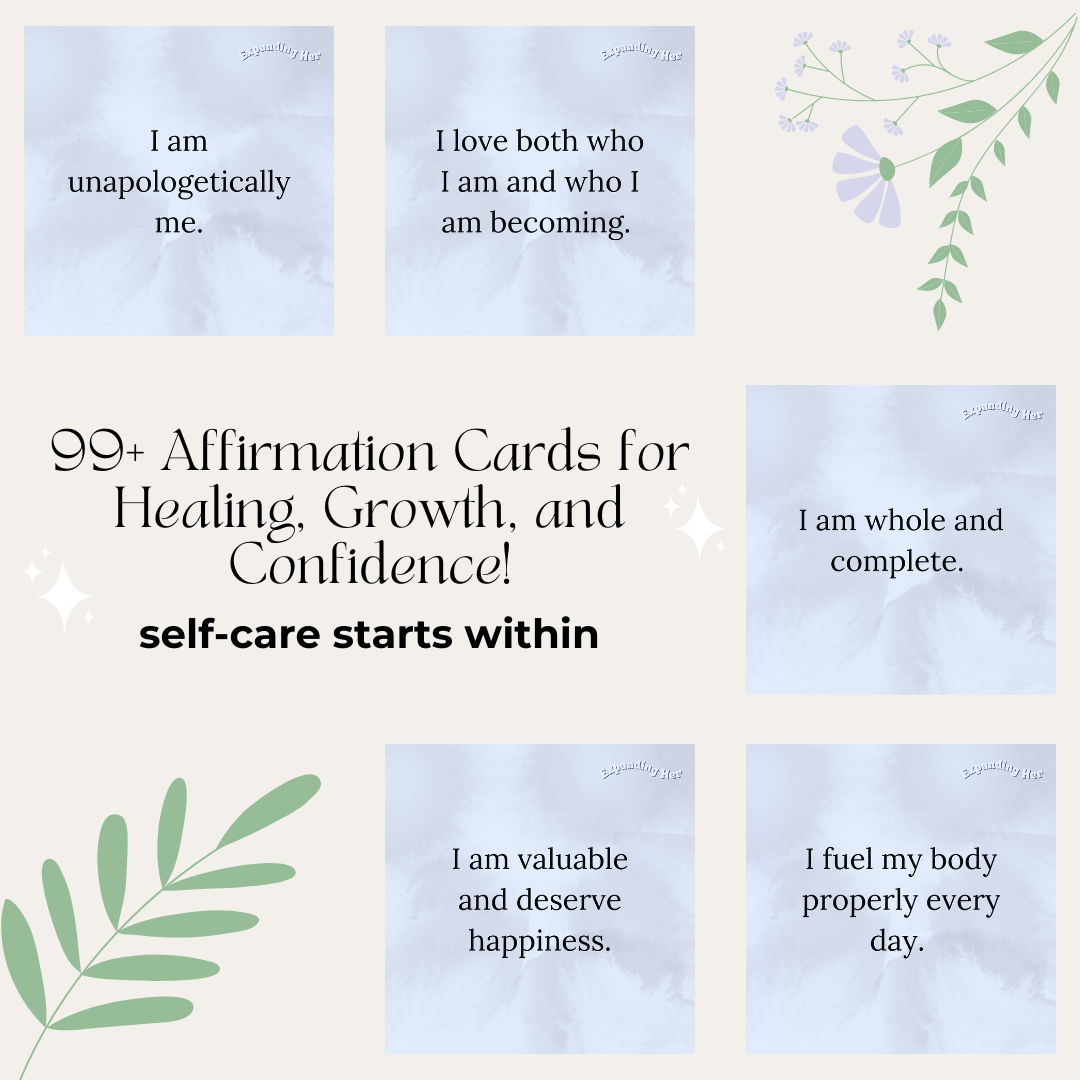 99+ Affirmation Cards for Confidence and Growth!